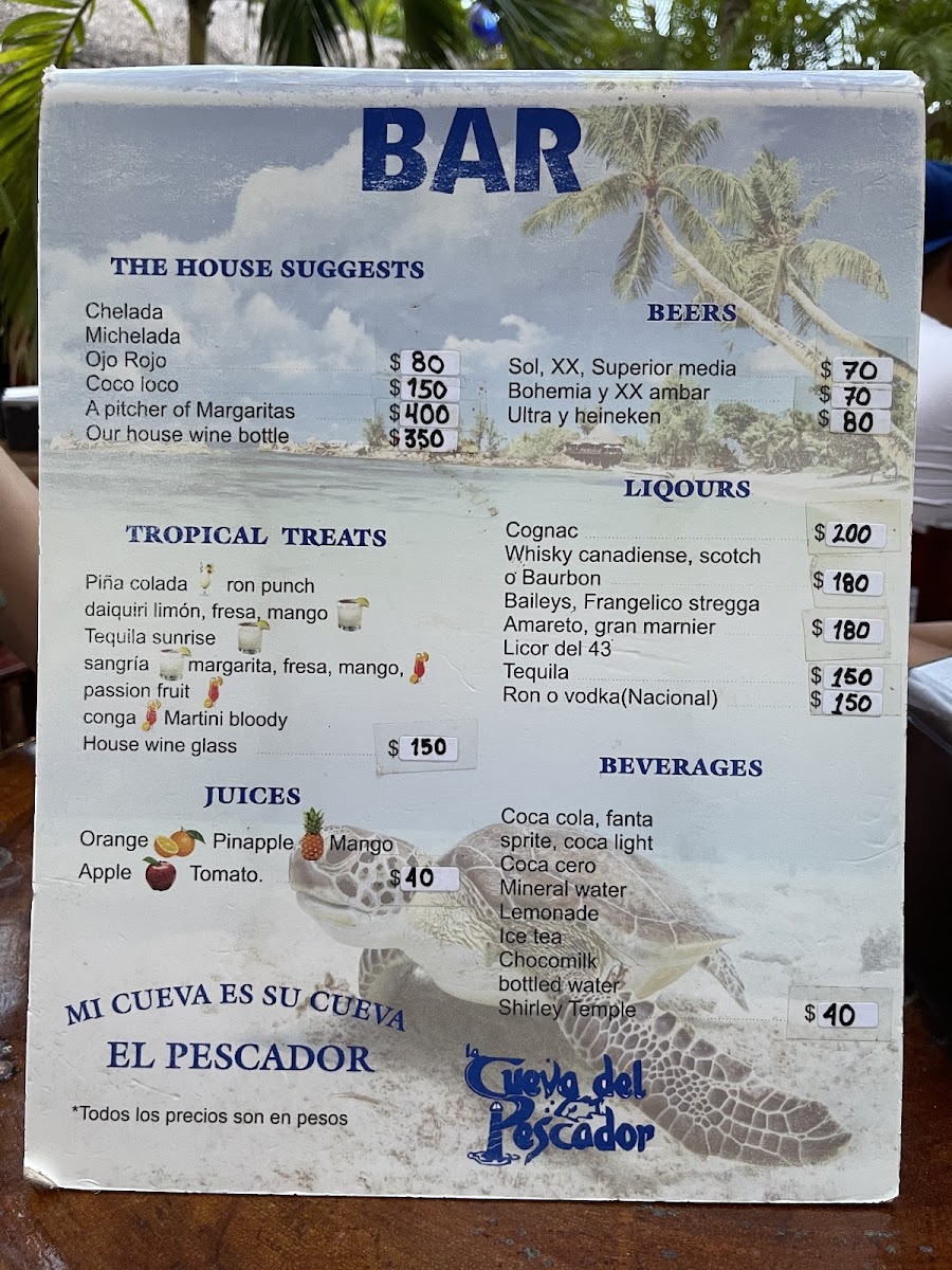 La Cueva del Pescador Menu - Image 3
